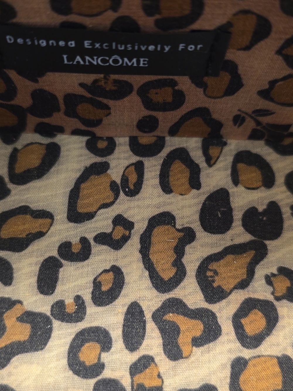 Bronze Lancome Travel Case with Black Handle - Picture 5 of 5